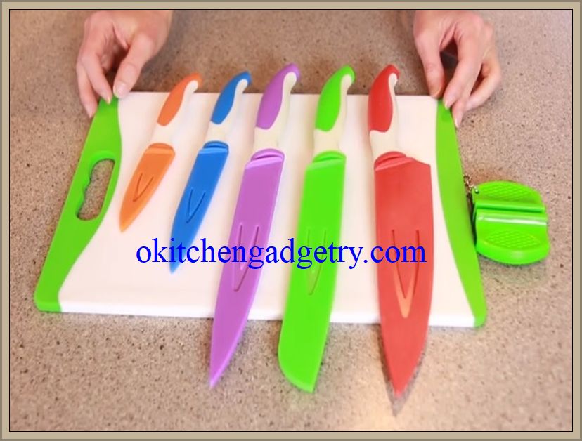knife and cutting board set